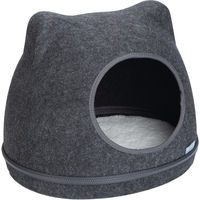 Produktbild von Beeztees Filz-Katzenhöhle Iglu Yupik Grau 40 x 33 x 35 cm