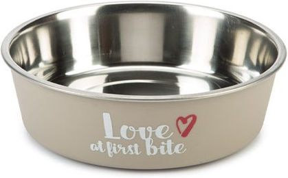 Beeztees First Bite Hundenapf aus Edelstahl in Grau 21 cm – Bild 1 von 4