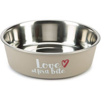 Produktbild von Beeztees First Bite Hundenapf aus Edelstahl in Grau 21 cm