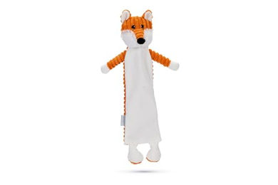 Beeztees Flatino Fuchs Aaron Hundespielzeug orange Weiss 41x22x7,5 cm – Bild 1 von 1
