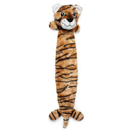 Beeztees Flatino Plüschspielzeug Safari Tiger braun Größe L – Bild 1 von 5