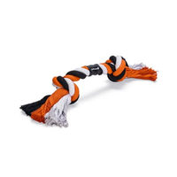 Produktbild von Beeztees Flossy Rope Hundespielzeug Seil mit 2 Knoten Bunt XL