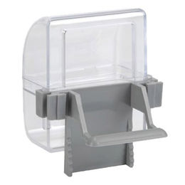 Beeztees Futter- und Wassernapf Set für Vögel aus Kunststoff transparent/grau – Bild 1 von 5