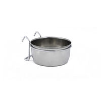 Produktbild von Beeztees Futternapf aus Edelstahl mit Haken Silber 0,6 l - 0,6 l