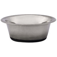 Produktbild von Beeztees Futternapf aus Edelstahl rutschfest Silber 0,18 l - 180 ml
