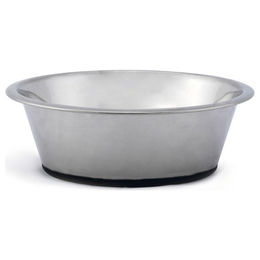 Beeztees Futternapf aus Edelstahl Silber - 2,7 l – Bild 1 von 2