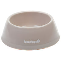 Produktbild von Beeztees Futternapf aus Kunststoff für Hunde und Katzen in Beige 300 ml - 300 ml