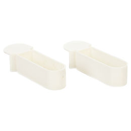 Produktbild von Beeztees Futternapf für Wellensittich aus Kunststoff weiß 2er Pack