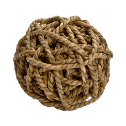 Beeztees Geflochtener Schilf Spielball für kleine Nager Braun Ø 8 cm – Bild 1 von 4