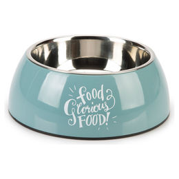 Beeztees Glorius Futternapf für Hunde aus Kunststoff Blau Durchmesser 22 cm - 0,7 l – Bild 1 von 2