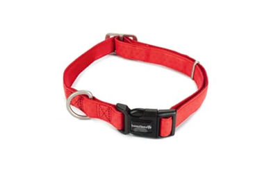 Beeztees Halsband Macleather aus Kunstleder in Rot 45-70 cm – Bild 1 von 2