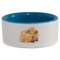 Produktbild von Beeztees Hamster-Napf aus Keramik in Blau - 7,5 cm