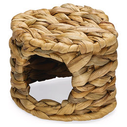 Beeztees Hamsterhaus Nugget aus Bananenblatt und Wasserhyazinthe beige – Bild 1 von 2