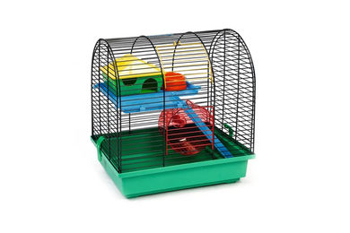 Beeztees Hamsterheim Grim2 Hamsterhaus für Nagetiere aus Metall Schwarz Grün 37 x 25 x 39 cm – Bild 1 von 2
