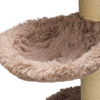 Produktbild von Beeztees Hängender Katzenkorb Ramiro Taupe Plüsch 45cm für Kratzbäume