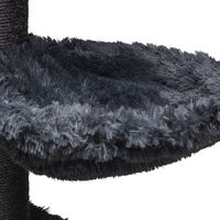Produktbild von Beeztees Hängender Korb Kaleo grau Katzen Schlafplatz für Kratzbäume 45 cm