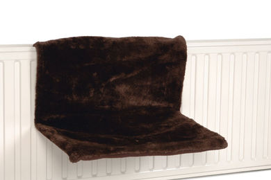 Beeztees Heizungshängematte Sleepy für Katzen braun 46 x 31 x 24 cm – Bild 1 von 3