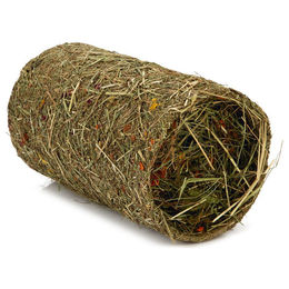 Produktbild von Beeztees Heu Tunnel Knabberspielzeug aus Naturmaterial für kleine Nager Größe M