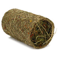 Produktbild von Beeztees Heu Tunnel Knabberspielzeug aus Naturmaterial für kleine Nager Größe M