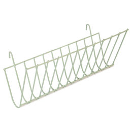 Beeztees Heuraufe für Nager aus Metall in U-Form 26cm Grün - 26 cm – Bild 1 von 3