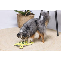Produktbild von Beeztees Hide and Seek Frosch Intelligenzspielzeug aus Plüsch für Hunde Grün