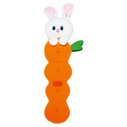 Beeztees Hide n Seek Hundespielzeug Osterhase und Karotte aus Plüsch bunt – Bild 1 von 2