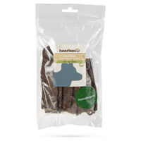Produktbild von Beeztees Hirsch Streifen Hundesnack Trockenfleisch hypoallergen ohne Farb- und Aromastoffe 150 g - 150 g