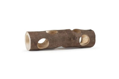 Produktbild von Beeztees Holz-Tunnel für Nager als Knabberspielzeug Braun