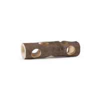 Produktbild von Beeztees Holz-Tunnel für Nager als Knabberspielzeug Braun