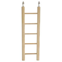 Produktbild von Beeztees Holzleiter für Vögel aus Naturholz in Braun
