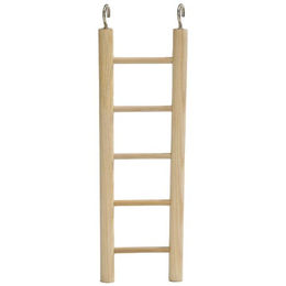 Produktbild von Beeztees Holzleiter für Vögel aus Naturholz mit 5 Sprossen 24 cm - 24 cm
