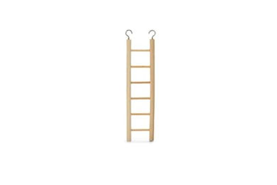 Produktbild von Beeztees Holzleiter für Vögel und Papageien aus Naturholz in Braun 28 cm - 28 cm