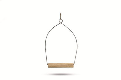 Produktbild von Beeztees Holzschaukel für Agaporniden und Nymphensittiche Braun 19 x 11 cm