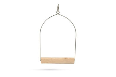Produktbild von Beeztees Holzschaukel für Papageien in Braun Natur 16 x 24 cm - 1 Stk.