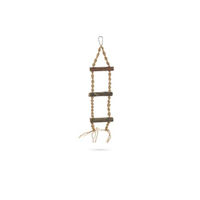 Produktbild von Beeztees Holzschaukel Leiter Hinto Vogelspielzeug für Papageien Braun 36 cm - 36 cm
