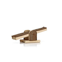 Produktbild von Beeztees Holzwippe Forest aus Kiefernholz braun Spielzeug für Nager 22 x 8,5 x 7 cm