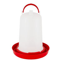 Produktbild von Beeztees Hühner-Tränke Glockentränke aus Kunststoff Rot 3 Liter - 3 l