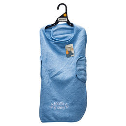 Produktbild von Beeztees Hundebademantel Aras Blau aus Fleece Größe 40 cm