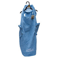 Produktbild von Beeztees Hundebademantel Aras Blau aus Fleece Größe 56 cm