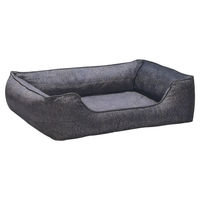 Produktbild von Beeztees Hundebett Ortho Mua für Senior Hunde Grau Braun 105 x 85 cm
