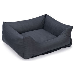 Beeztees Hundebett Sofixa Anthrazit Baumwolle 65 x 60 x 20 cm – Bild 1 von 5