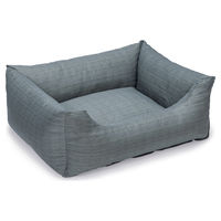 Produktbild von Beeztees Hundebett Sofixa Hundekorb Grau 80x70x25 cm aus Baumwolle und Polyester