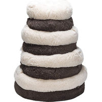 Produktbild von Beeztees Hundebett Yala aus Plüsch Braun Durchmesser 60 cm