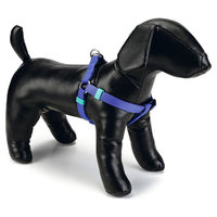 Produktbild von Beeztees Hundegeschirr aus Nylon in Blau mit Verstellmöglichkeit 46 - 75 cm