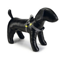 Produktbild von Beeztees Hundegeschirr aus Nylon in Dunkelgrau mit Verstellmöglichkeit 46 - 75 cm