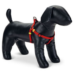 Beeztees Hundegeschirr aus Nylon in Rot mit Verstellmöglichkeit 46-75 cm – Bild 1 von 2