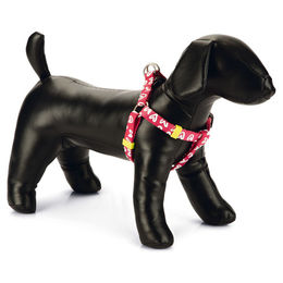 Beeztees Hundegeschirr Herz aus Nylon in Rosa 35-60 cm – Bild 1 von 2