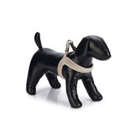 Produktbild von Beeztees Hundegeschirr Velours Grau Größe XS Brustumfang 46 cm
