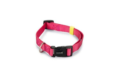 Beeztees Hundehalsband aus Nylon in Rosa mit verstellbarer Breite von 35 bis 50 cm – Bild 1 von 2