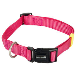 Beeztees Hundehalsband aus Nylon in Rosa, verstellbar von 48 bis 70 cm – Bild 1 von 2